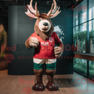 Mascot character of a Red...