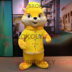 Mascottekarakter van een...