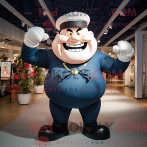 Maskotfigur af en Navy...