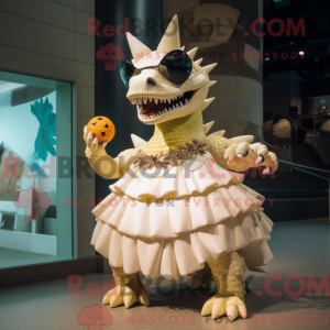 Mascot character of a Cream...