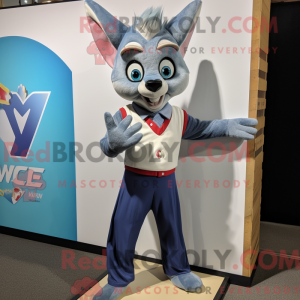 Maskot-karakter af en...
