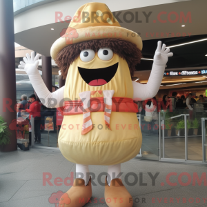 Mascot character of a Cream...