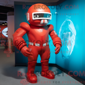 Mascot character of a Red...