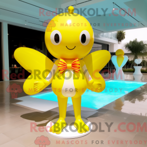 Mascottefiguur van een...