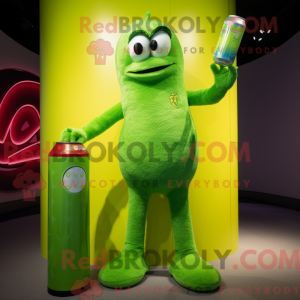 Mascot character of a Lime...