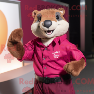 Mascot character of a...