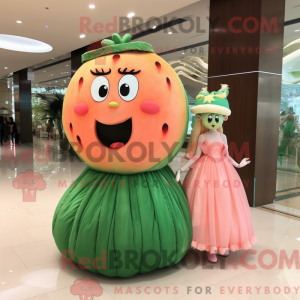 Mascot character of a Peach...