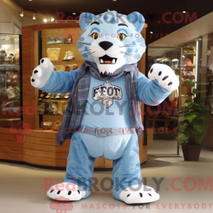 Mascottefiguur van een...