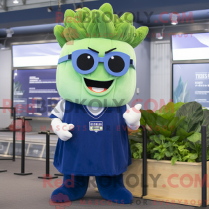 Mascot character of a Navy...