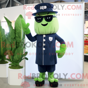 Mascot character of a Navy...