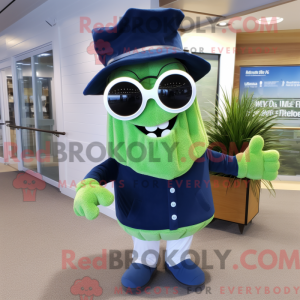 Mascot character of a Navy...