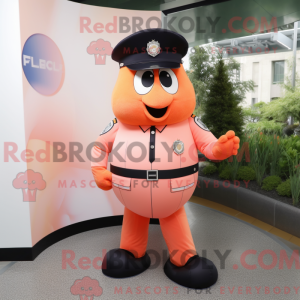 Mascottefiguur van een...