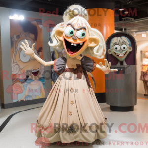 Mascot karakter van een...