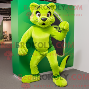 Mascot character of a Lime...