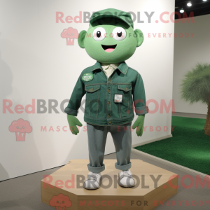 Mascottefiguur van een...