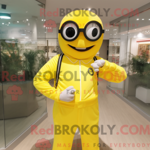 Mascot character of a Lemon...