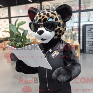 Mascot character of a Black...