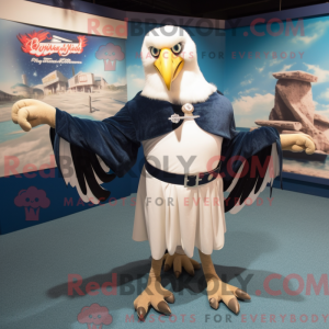 Mascot character of a Navy...