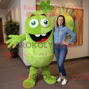 Mascot character of a Lime...