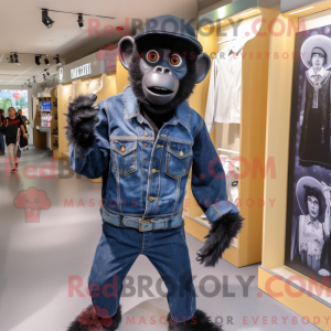 Maskottchen eines schwarzen...