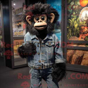Mascot character of a Black...