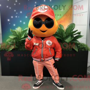 Mascot character of a Peach...