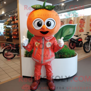 Mascot character of a Peach...