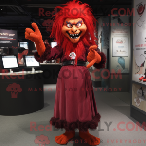 Mascot karakter van een...