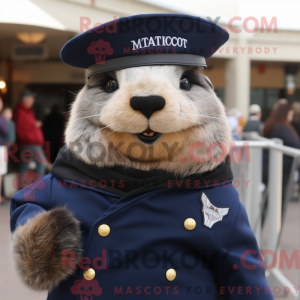 Mascottefiguur van een...