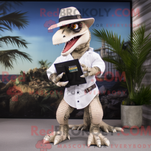Mascot character of a White...