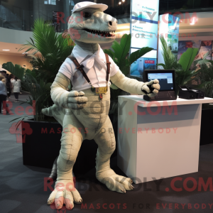 Mascot character of a White...