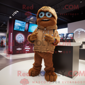 Personaje mascota de Brown...