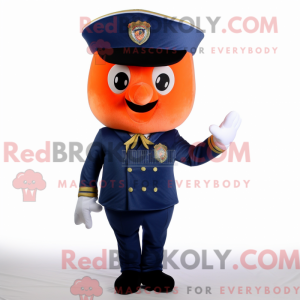Postava maskota broskvového...