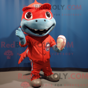 Mascot character of a Red...
