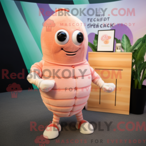 Mascot character of a Peach...
