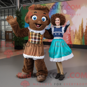 Mascot karakter van een...