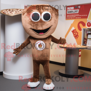 Mascot character of a Brown...