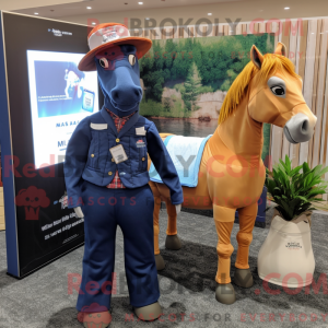 Mascot character of a Horse...