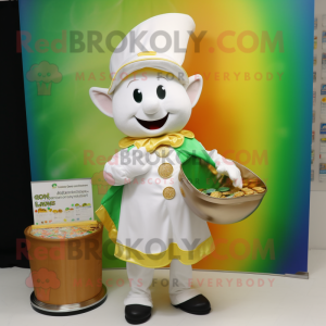 White Pot Of Gold maskot...