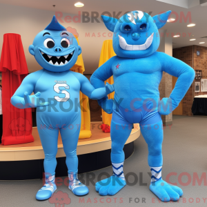 Mascottefiguur van een...