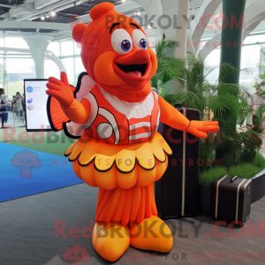 Mascottefiguur van een...