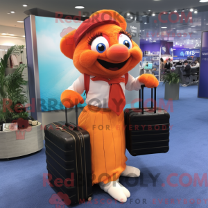 Personaje mascota de un pez...