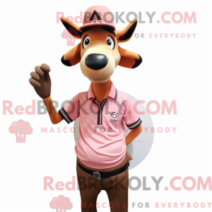 Mascot character of a Peach...