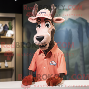 Mascot karakter van een...