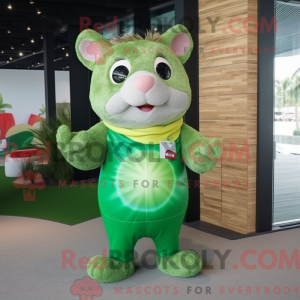 Mascot character of a Green...