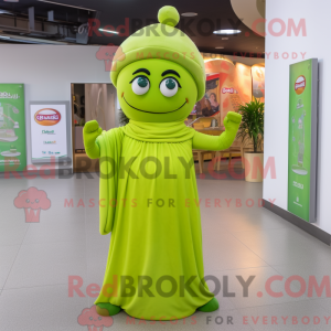 Mascot character of a Lime...
