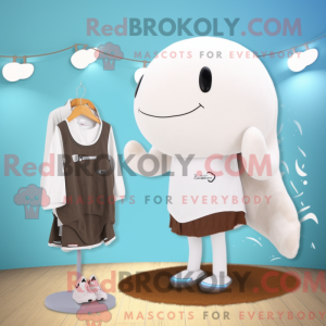 Mascot character of a Brown...