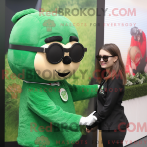 Mascot character of a Green...