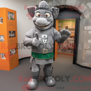 Mascottefiguur van een...