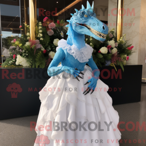 Postava maskota Sky Blue...